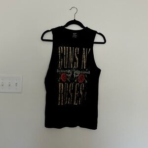 Guns N’ Roses gray muscle tank
